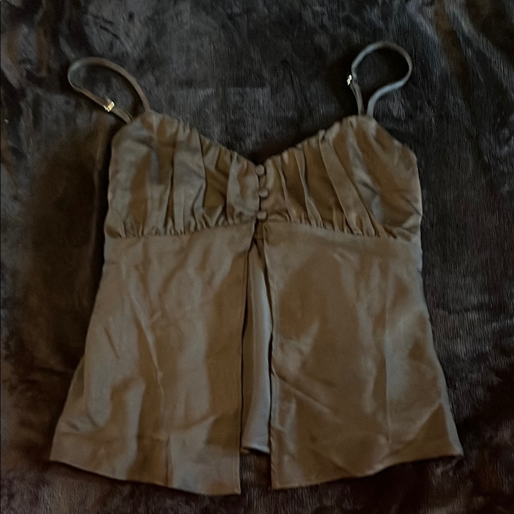La Hearts Brown Tank Top